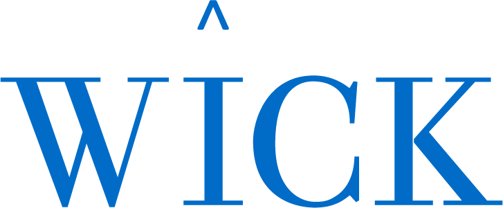 Wick wordmark for news